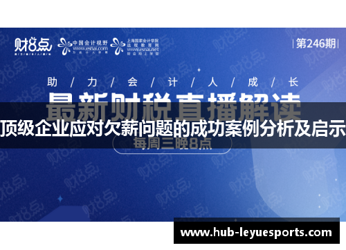 顶级企业应对欠薪问题的成功案例分析及启示 顶级企业应对欠薪问题的成功案例分析及启示